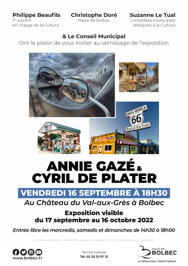 Lire la suite à propos de l’article Expo du 16 septembre au 16 octobre 2022  Au Château du Val aux Grès à Bolbec (76)